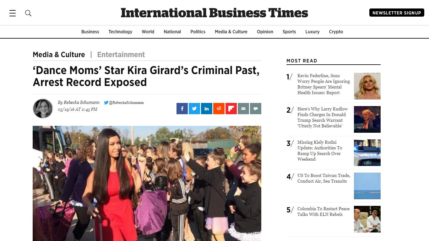 ‘Dance Moms’ Star Kira Girard’s Criminal Past, Arrest ...