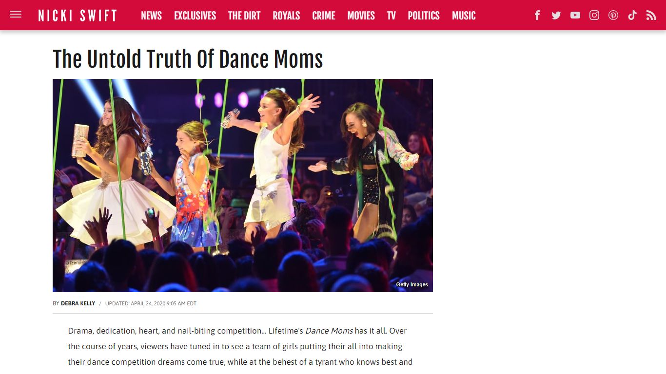 The Untold Truth Of Dance Moms - NickiSwift.com